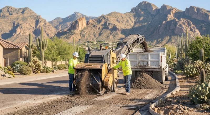 Asphalt Milling services in Yuma, Arizona
