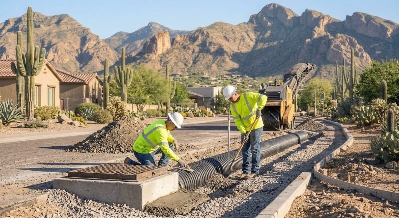 Drainage Solutions services in Yuma, Arizona