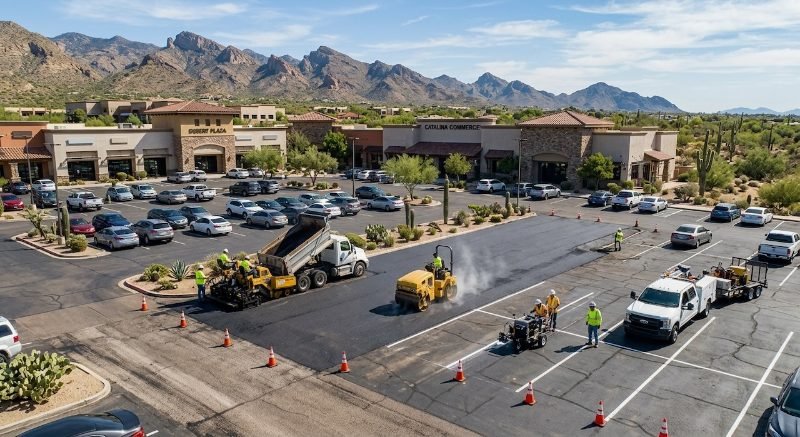 Parking Lot Paving services in Yuma, Arizona