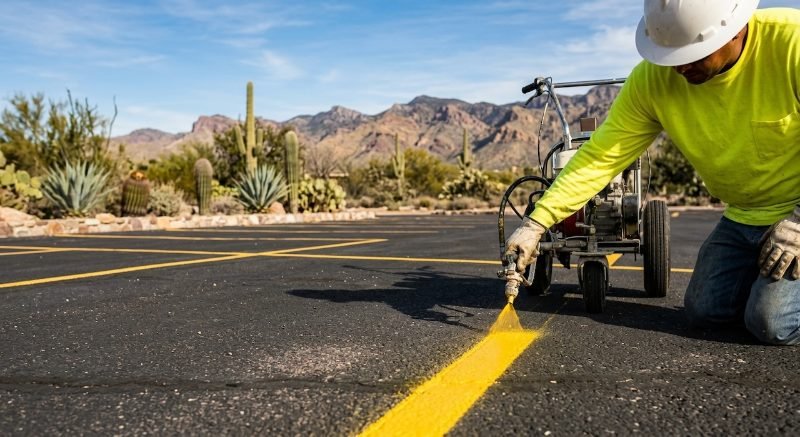 Parking Lot Striping services in Yuma, Arizona